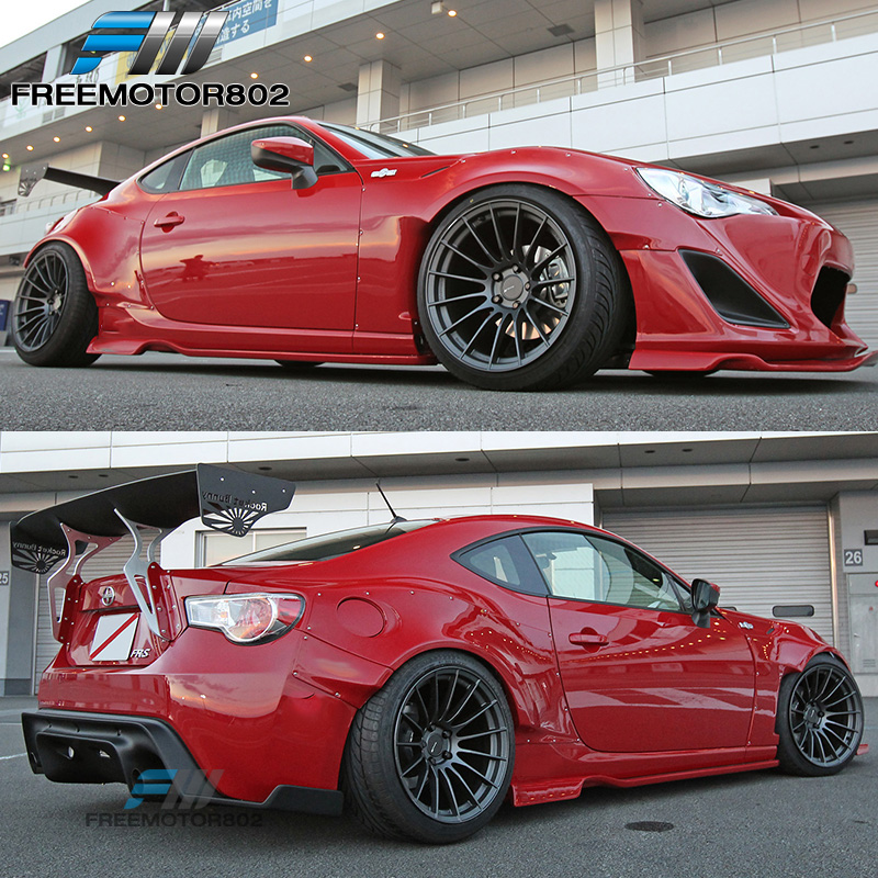 Fit 13-16 Scion FRS Subaru BRZ Coupe GR Style Fender Flare Cover