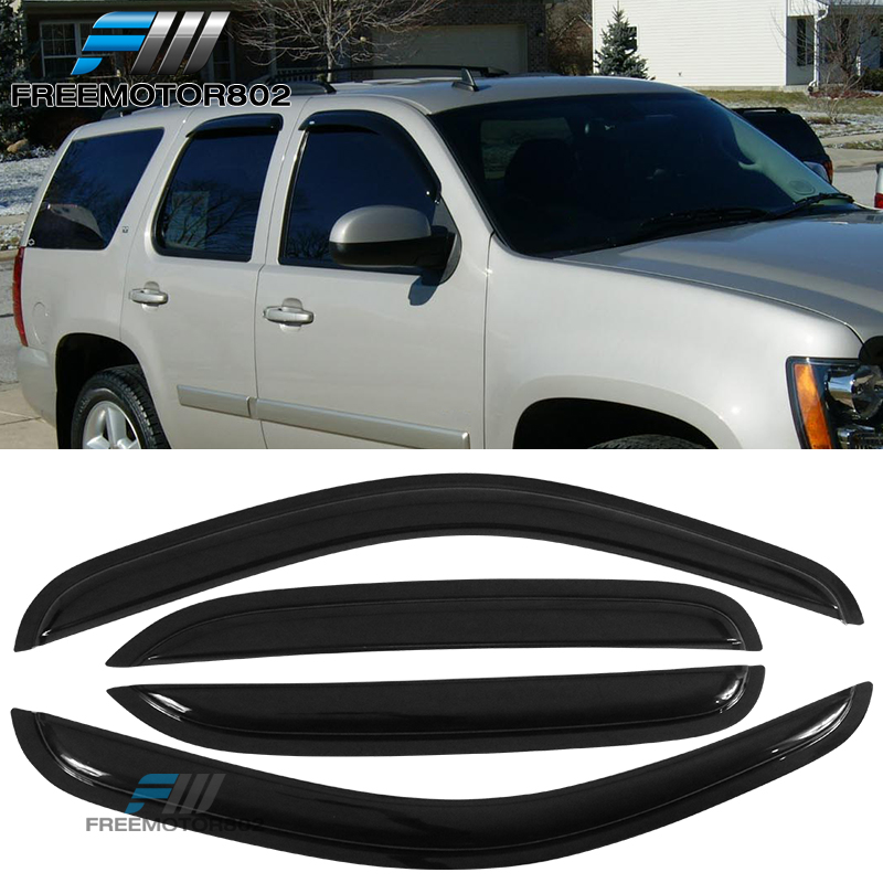 Para Chevy Silverado Extendido Cabina 17-18 Humo Ventana Lluvia