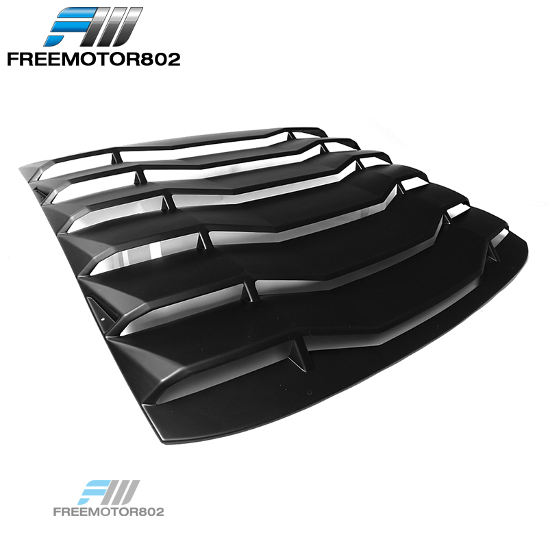 Fits 1116 Scion TC Rear Window Windshield Louvers PP Unpainted Matte Black eBay
