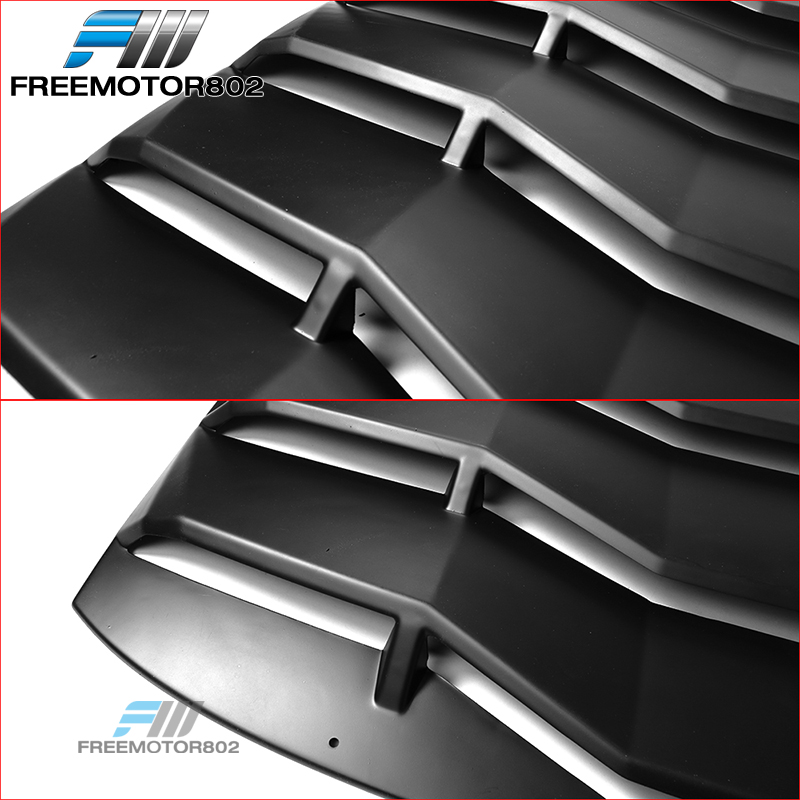 Fits 1116 Scion TC Rear Window Windshield Louvers Matte Black Rain Sun Guard eBay