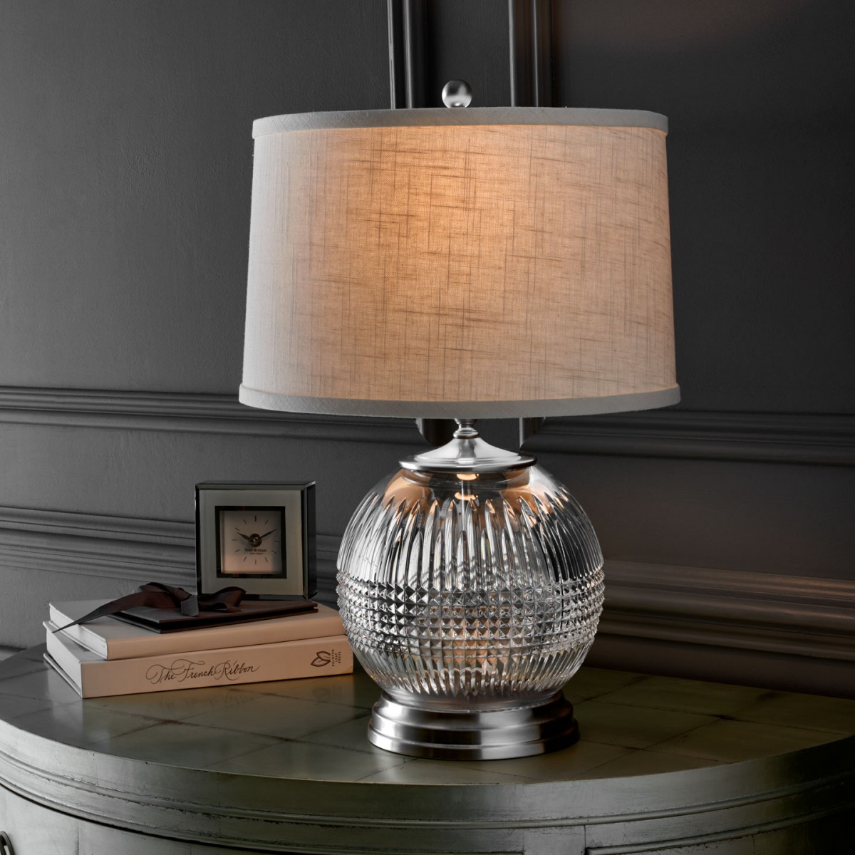 Waterford Lismore Diamond 21.5in Table Lamp eBay