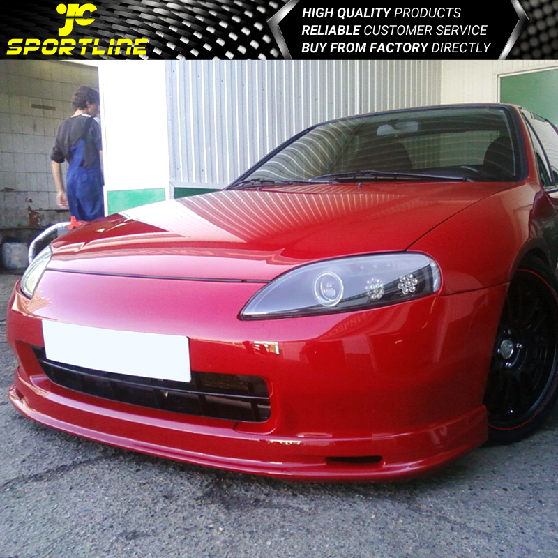Fits 9397 Honda Del Sol Mug Style Front Bumper Lip Spoiler Bodykit PP