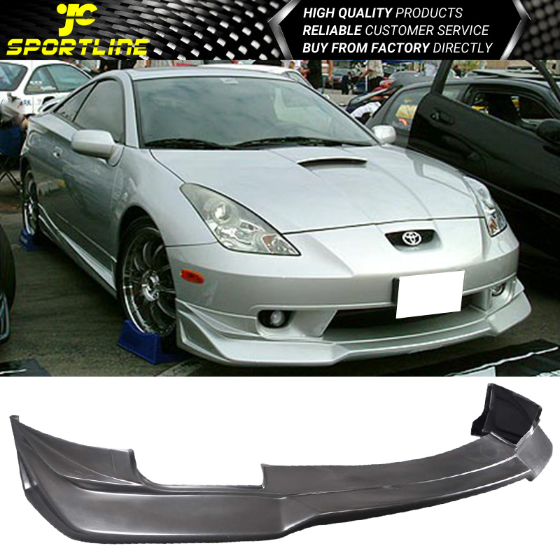 Fits 00-02 Toyota Celica JDM Style Front Bumper Lip PU Poly Urethane