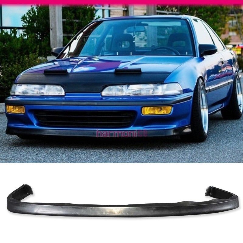 Fits 92-93 Acura Integra JDP Style Front Bumper Lip PU Poly Urethane
