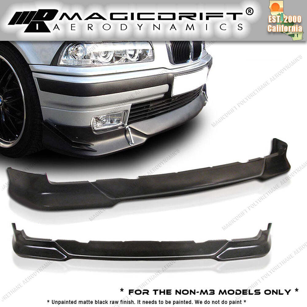For 92-98 BMW E36 3-Series 325 328 M-Sport Style Front Bumper Lip