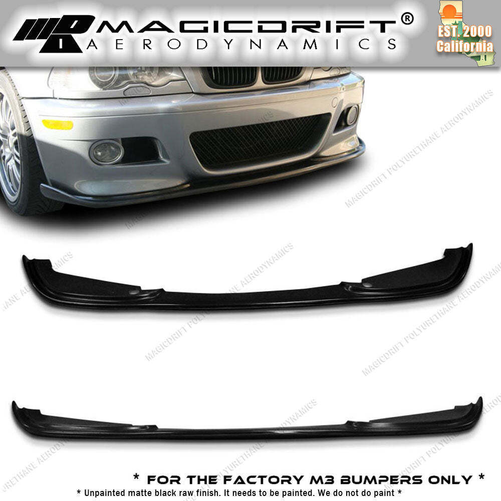 H-Style Front Bumper Lip Splitter For BMW E46 M3 (2001-2006) - Jetcruise PU