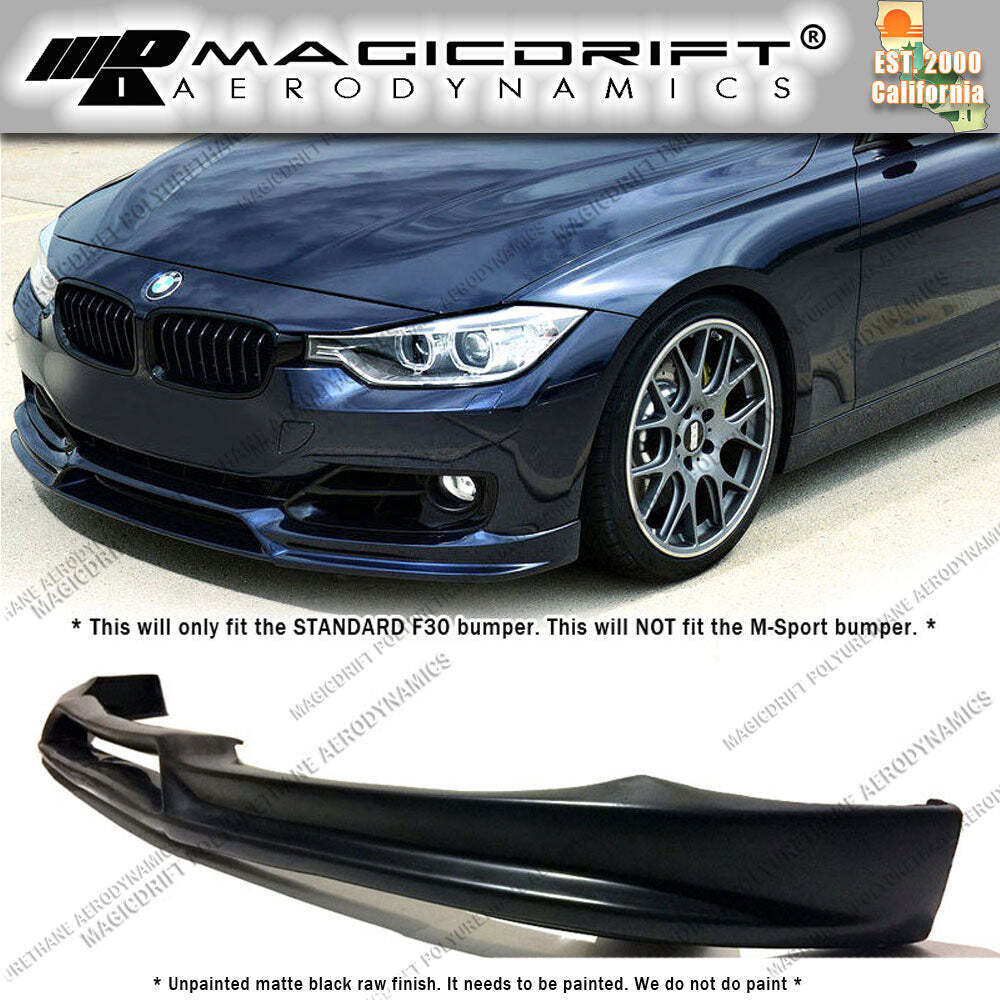 Auto Voorspoiler voor BMW 3 Series F30 F35 2012 2013 2014 2015,Slijtvast Voorbumperbeschermer Bumper Lip Splitter Diffuser Body Schoppen