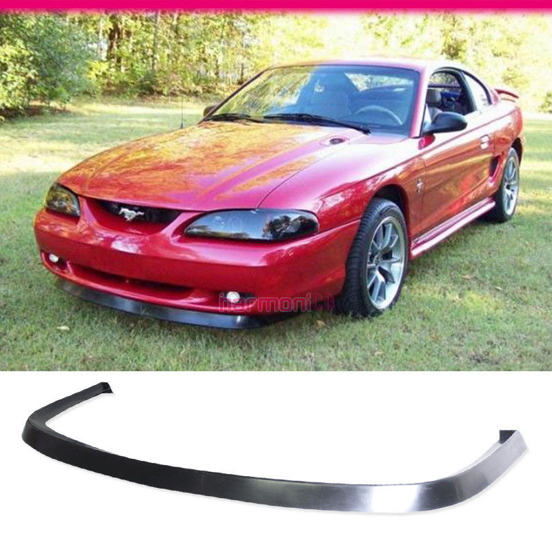 Fits 94 98 Ford Mustang Gt Style Front Bumper Lip Spoiler Pu