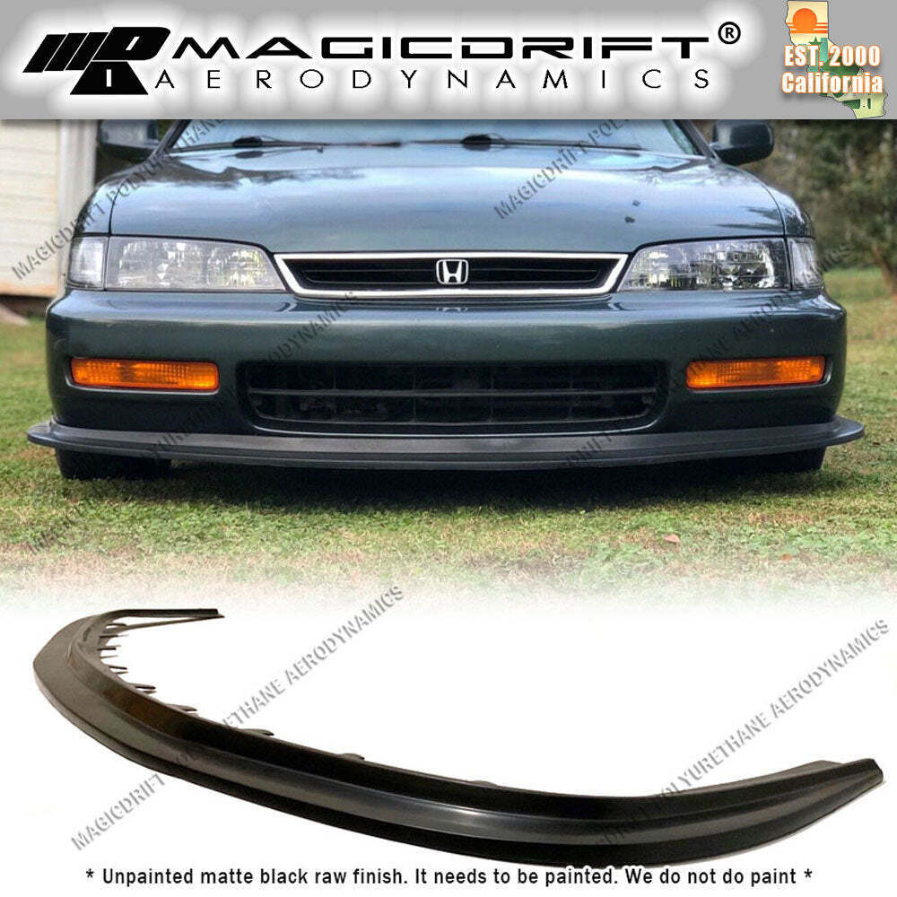 For 96-97 Honda Accord JDM MDA Style Front Bumper Lip Spoiler Chin