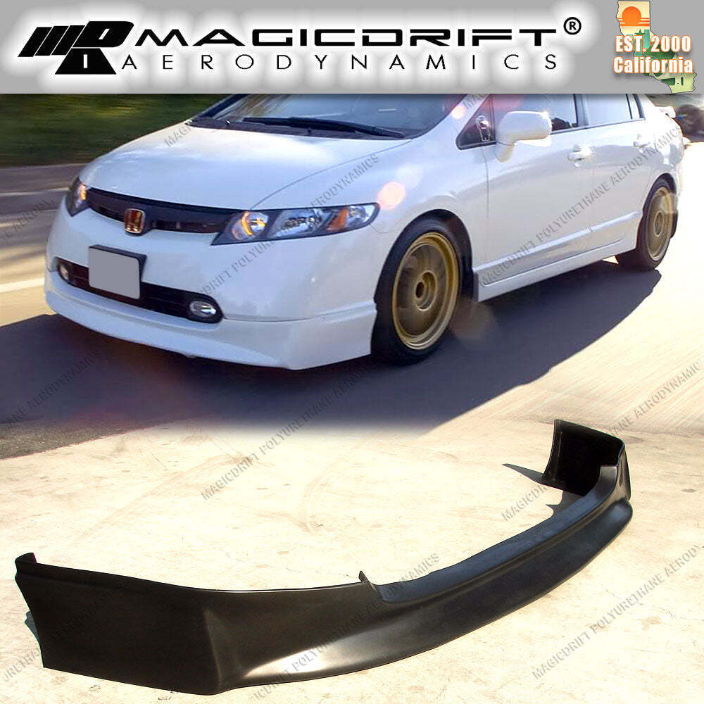 For 06-08 Honda Civic 4DR Sedan Only - Mugen Style Front Bumper