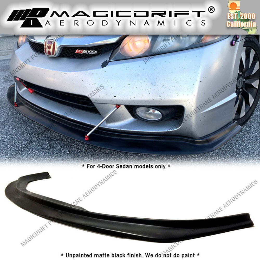 For 09-11 Honda Civic Sedan 4Dr MDA Style Front Bumper Chin