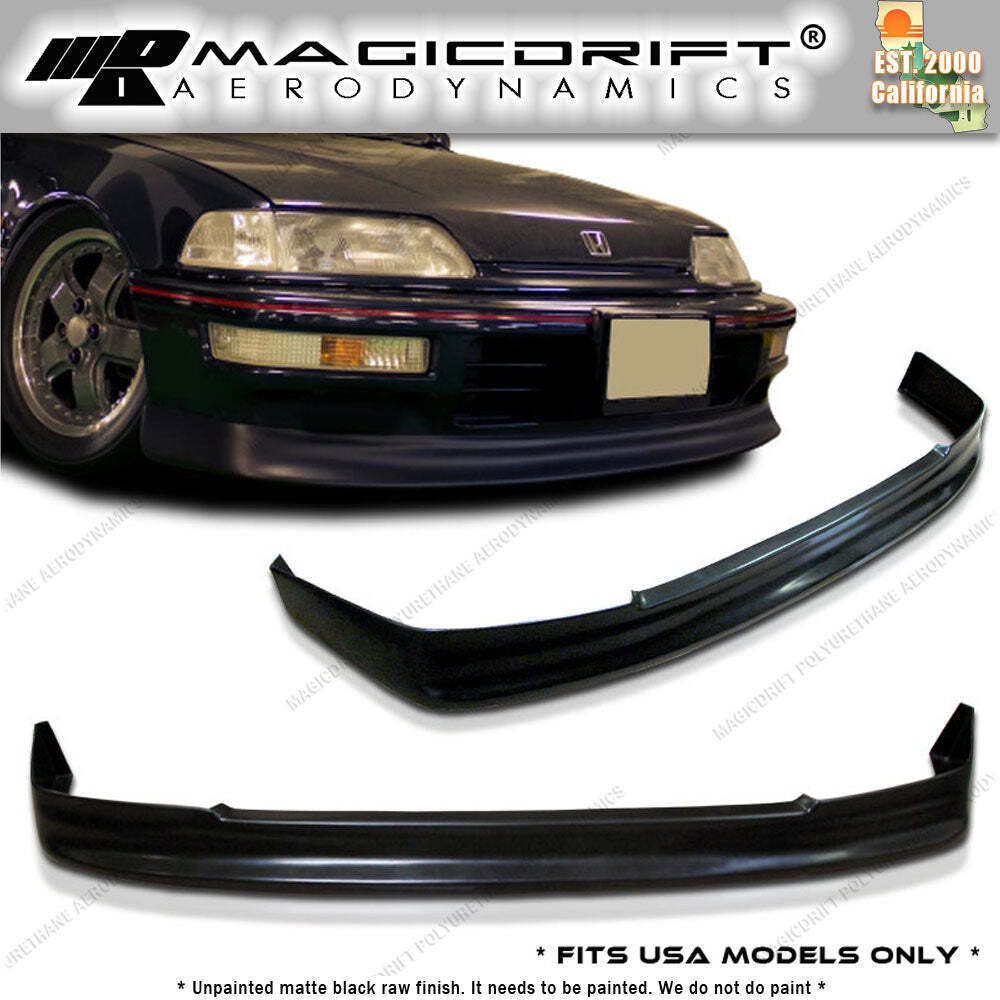 For 88 89 90 91 Honda Civic EF 5dr Wagon CS Front Bumper Lip