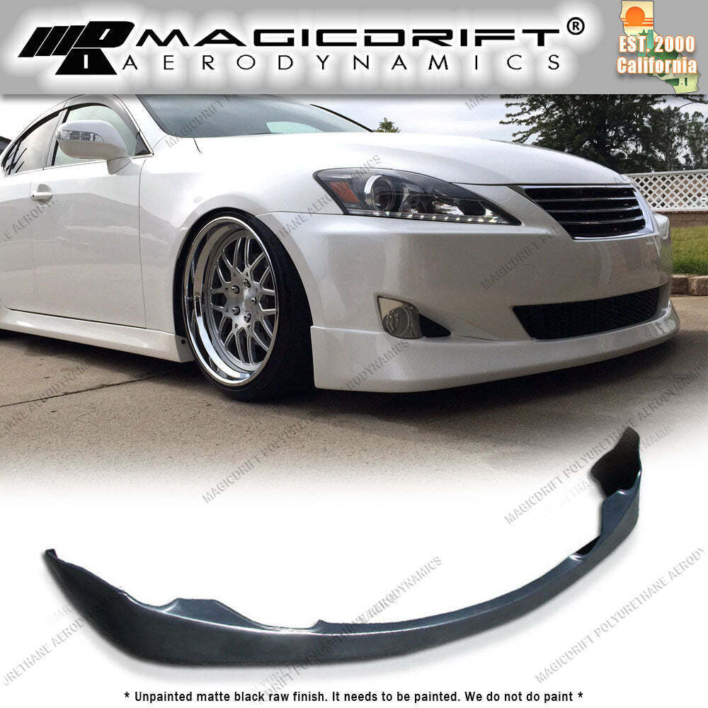 For LEXUS IS250 IS350 VIP VTX VERTX Front Bumper Lip + Side Skirt