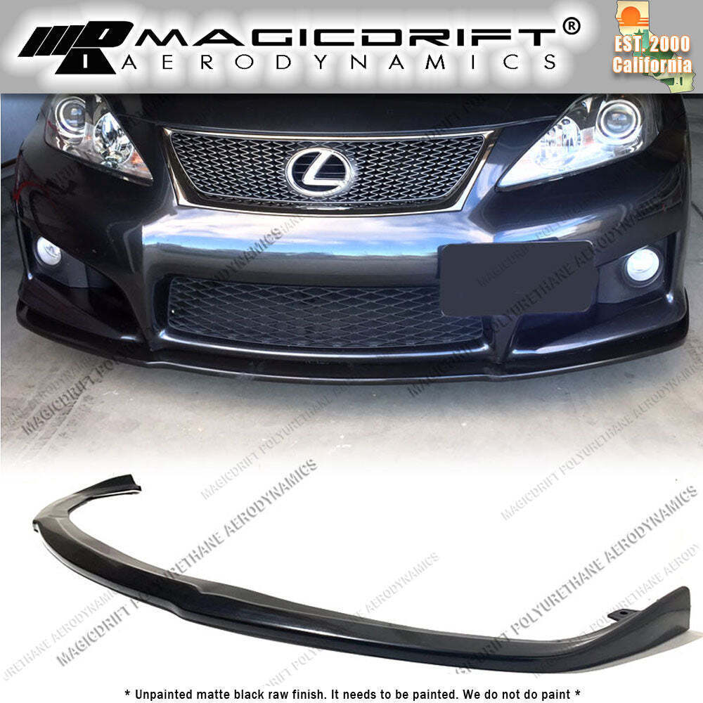 c-west style front lip ebay isf For 08-14 Lexus IS-F AS JDM Bumper Chin Spoiler Body Kit West Style To fit