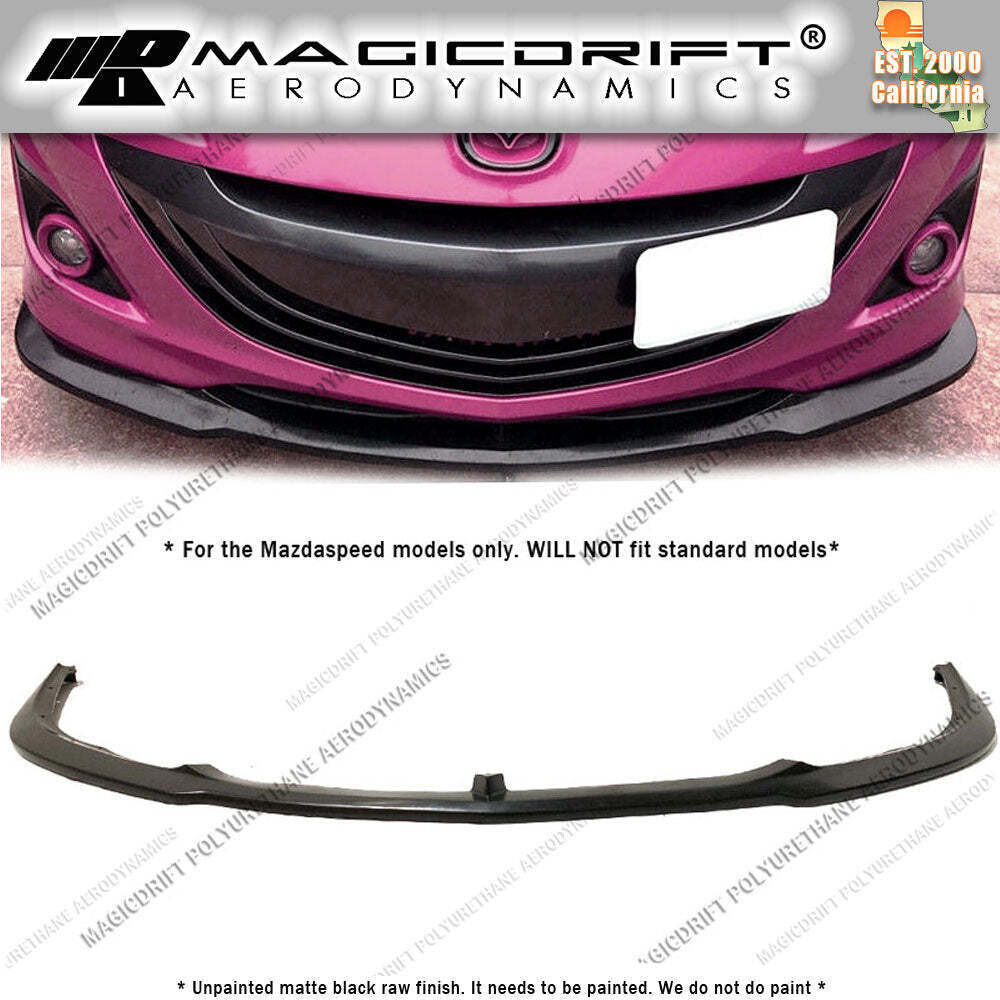 For 10-13 Mazdaspeed 3 Speed MS Style Front Bumper Lip kit Chin For 10-13 Mazdaspeed 3 Speed MS Style Front Bumper Lip kit Chin