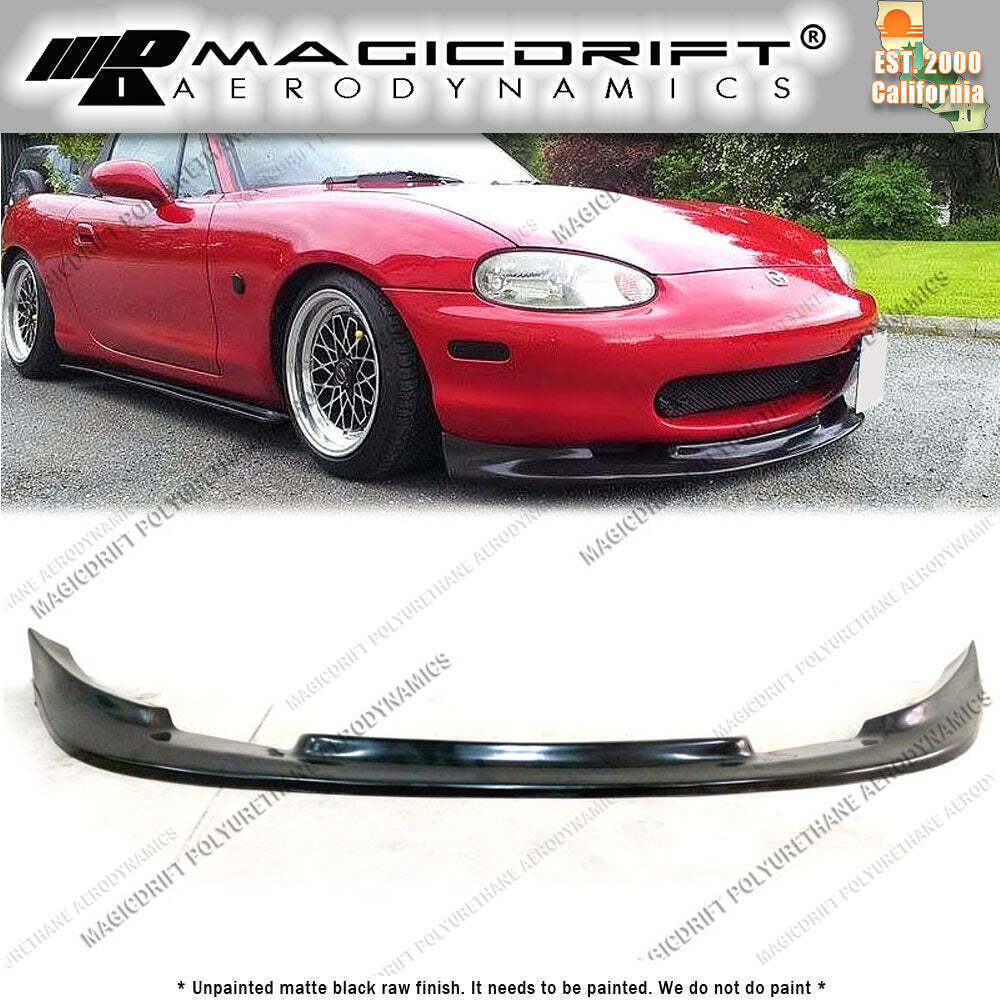 For 99-00 Mazda Miata MX-5 NB1 GV Style Front Bumper Chin Lip