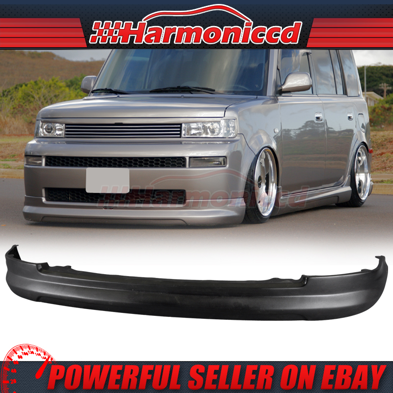 Fits 04 06 Scion Xb Pu Black Front Bumper Lip Spoiler Bodykit K