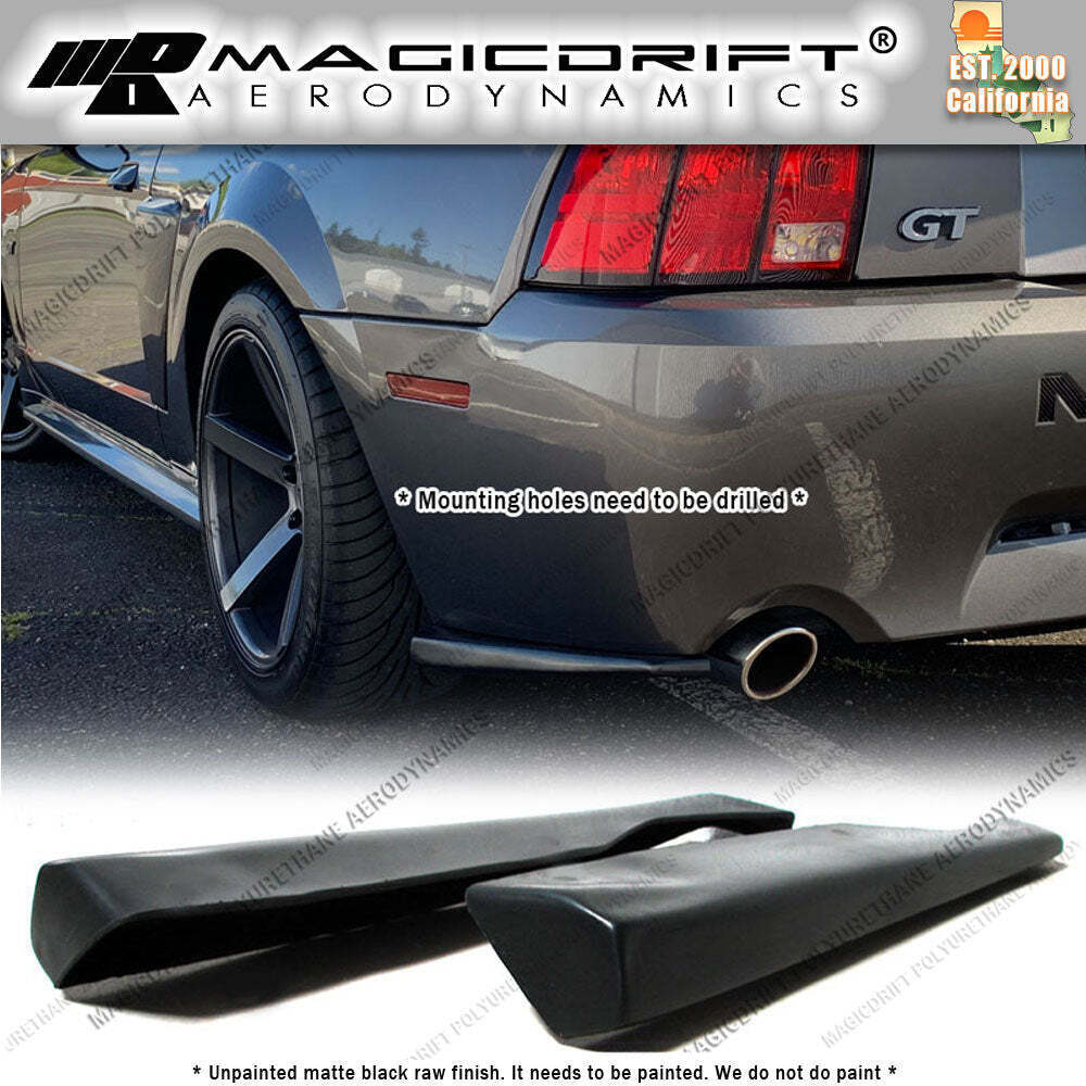 For 99-04 Ford Mustang MDA Style Rear Bumper Side Corner Apron