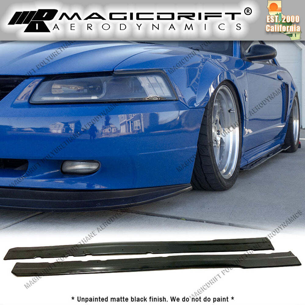 For 99-04 Ford Mustang MDA Side Rocker Splitters Extend Extension
