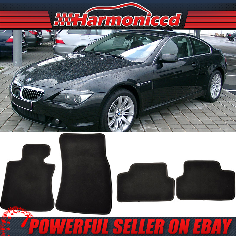 Fit 10-12 Dodge Challenger Floor Mats Front /& Rear Black Nylon 4PC Carpets