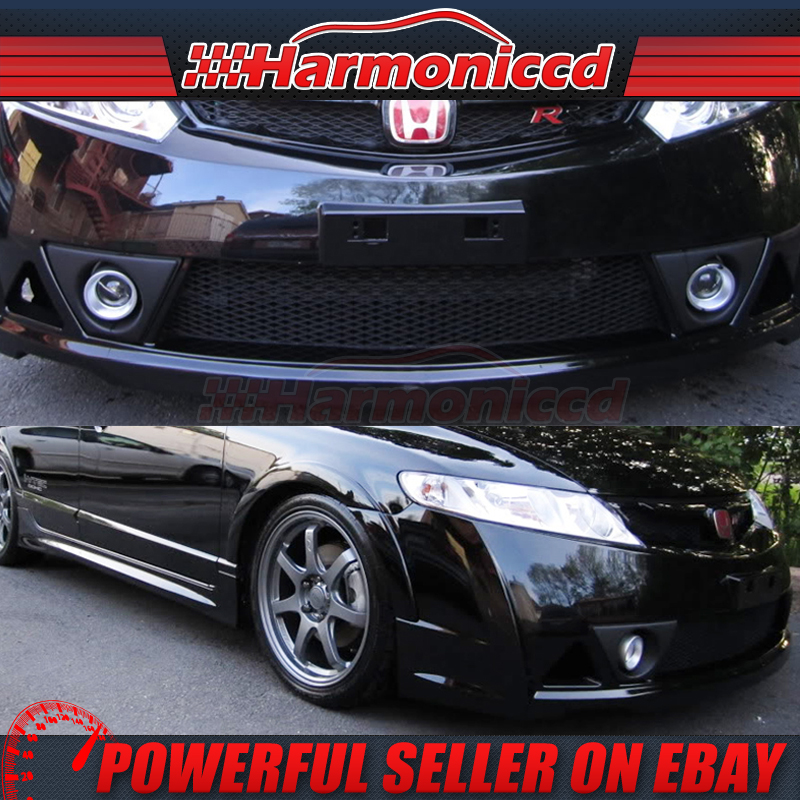 Fit 06 11 Honda Civic Mugen Rr Style Fog Light Cover Retainers Rr Kit Only Usdm Auto Parts Accessories Car Truck Exterior Parts