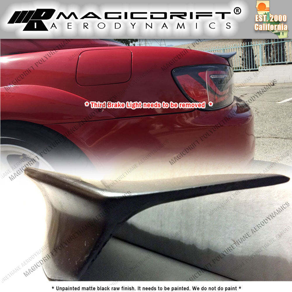 JDM ASM Style Rear Trunk Boot Deck Spoiler Wing Ducktail For Honda
