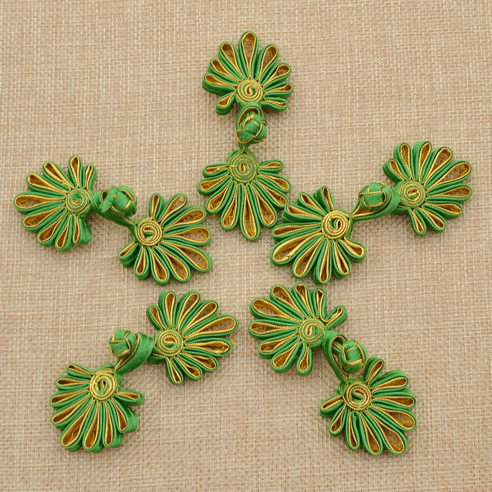 HORIALENCE Chinesische Knöpfe 6 Paare - Knotenverschluss Für Cheongsam & Kostüme