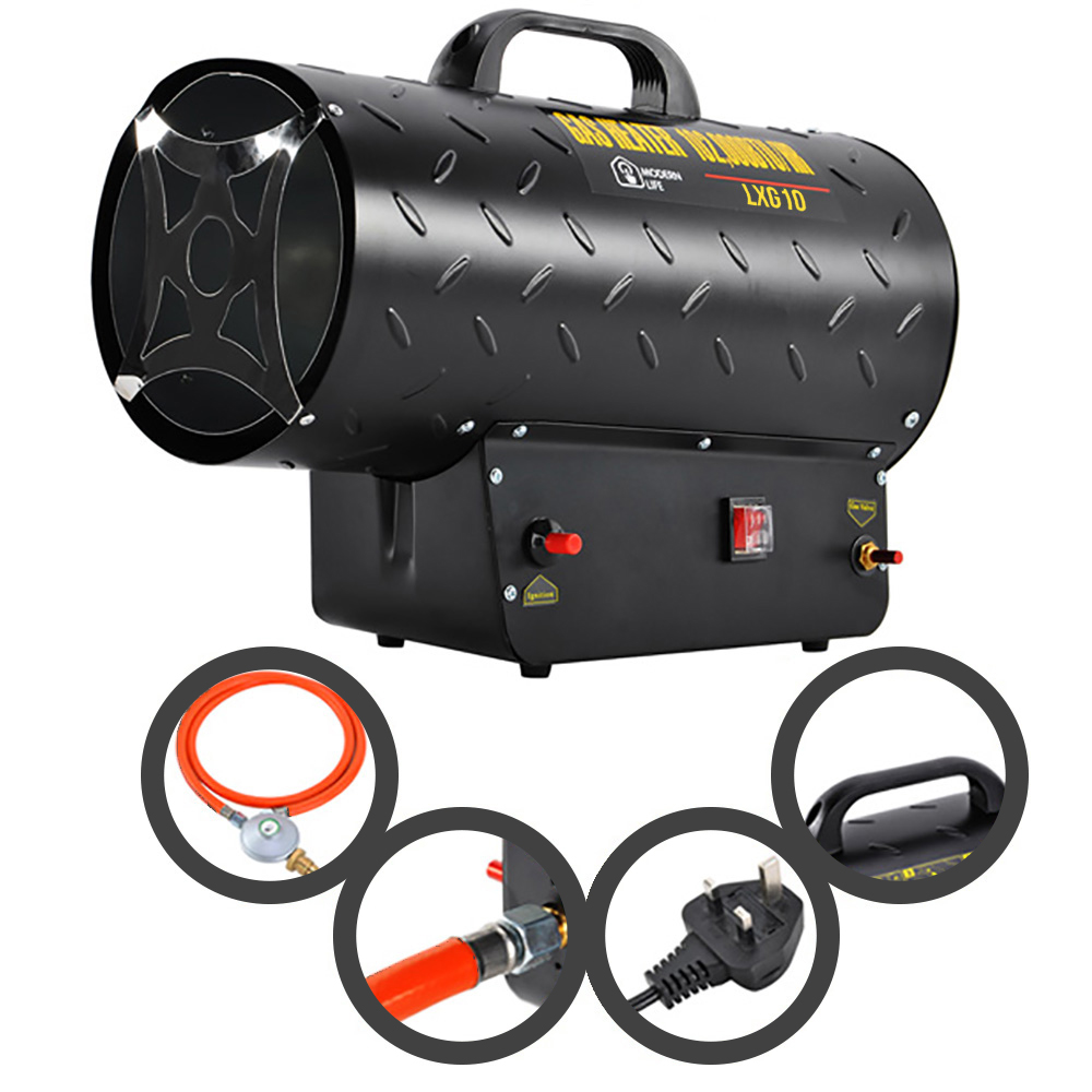 10KW Propane Gas Fan Assisted Portable Gas Space Heater Garage