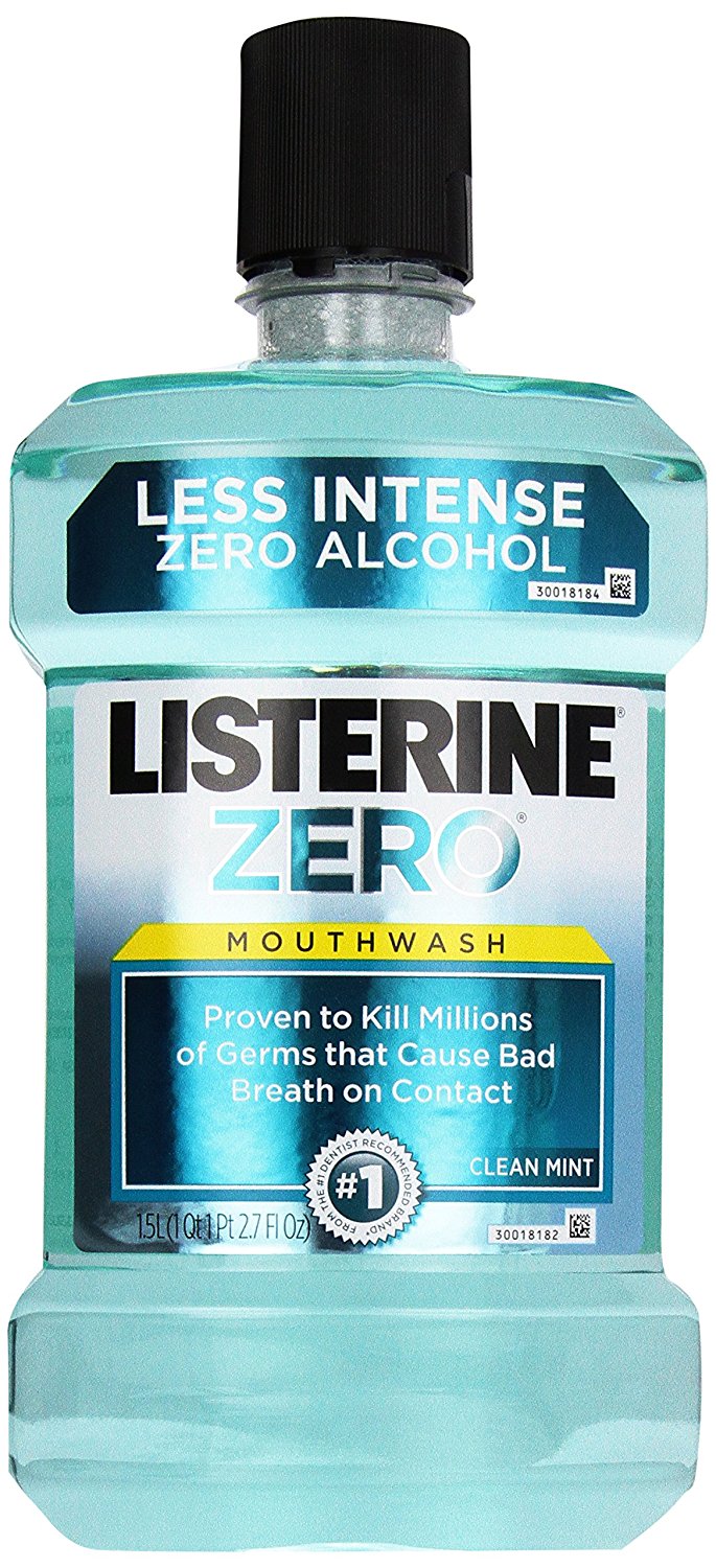 Listerine Zero Mouthwash, 1.5 Liter (Pack of 6) eBay