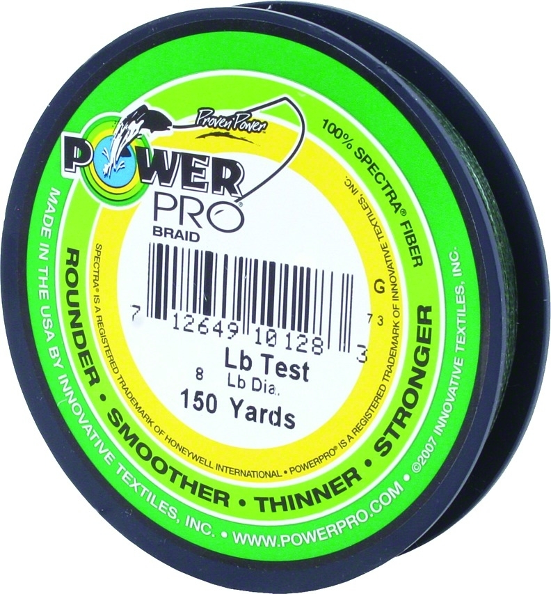 Moss Green 80 lb//150 yd Power Pro 33400800150E Maxcuatro Braided Fishing Line