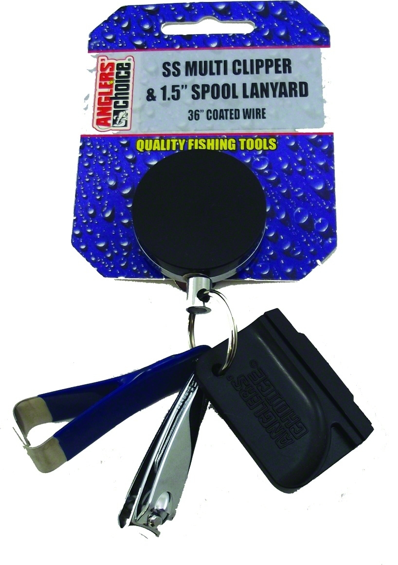 Anglers Choice NLT001 Lanyard With Jig Eye Buster Multi Clipper eBay