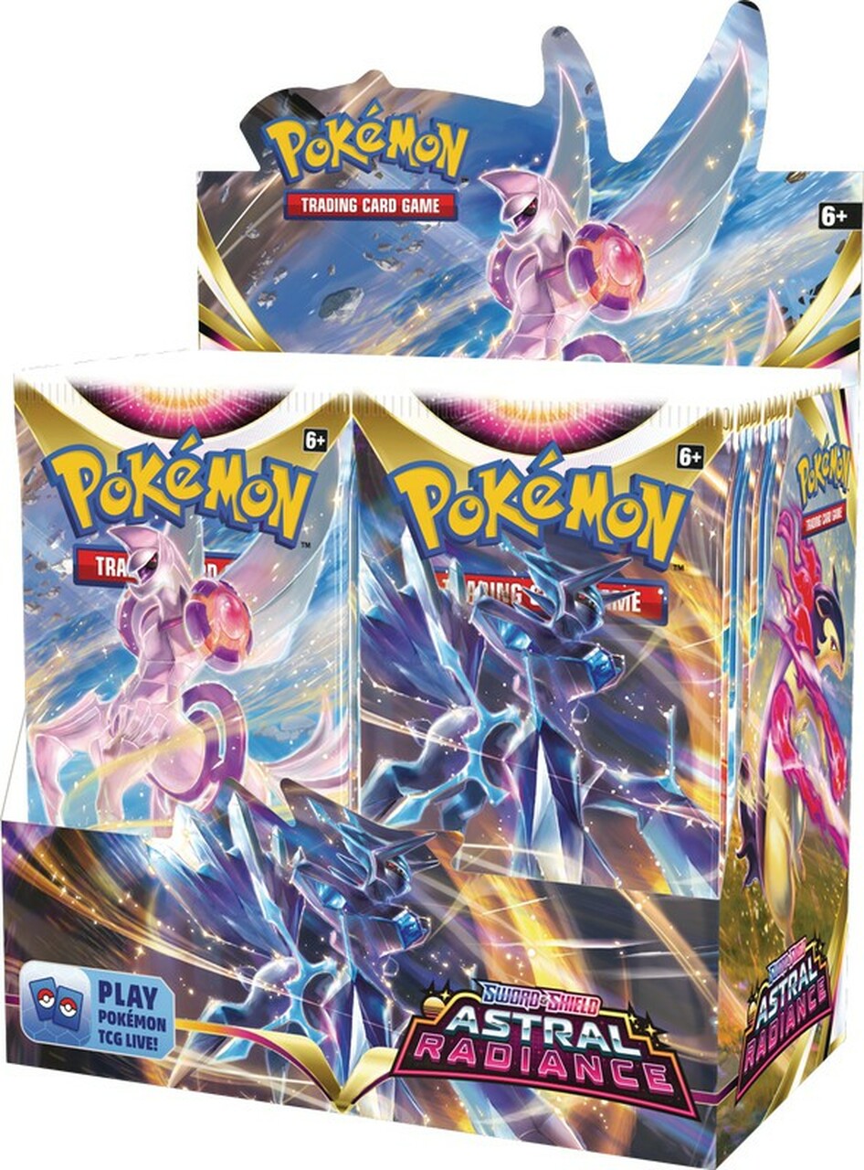 astral radiance booster display box Amazon.com: Pokemon TCG: Sword & Shield—Astral Radiance Booster Display Box,  Multi : Toys & Games main image 1