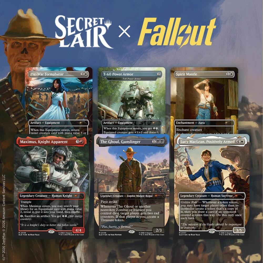 Magic the Gathering Secret Lair x Fallout Beyond Vault 33 Non-Foil