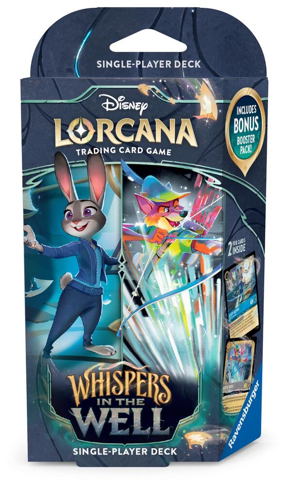 disney card game lorcana starter deck Amazon.com: Ravensburger Disney Lorcana TCG: The First Chapter - Sapphire & Steel Single-Player Starter Deck | Engaging Gameplay | Over 200 Original Disney Artworks
