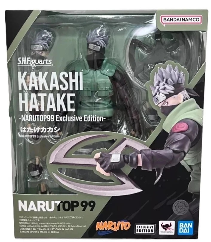 Bandai Naruto NARUTOP99 Exclusive S.H.Figuarts Kakashi Hatake