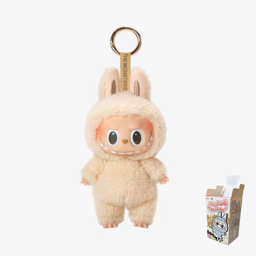 POP MART Labubu V1 Exciting Macaron The Monsters Soymilk Plush