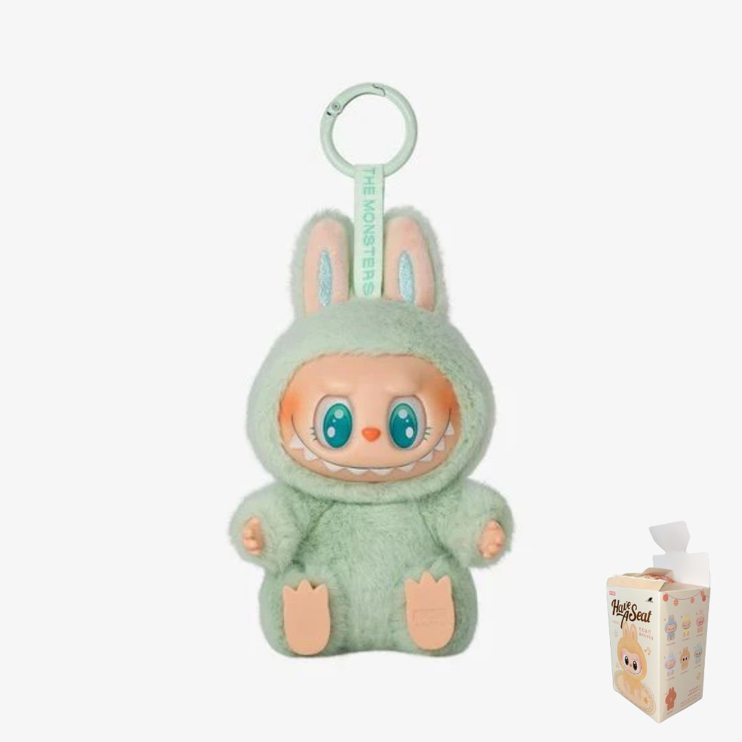 Labubu Ququ ー Dada POP MART Labubu V2 Have A Seat The Monsters QUQU Plush Keychain