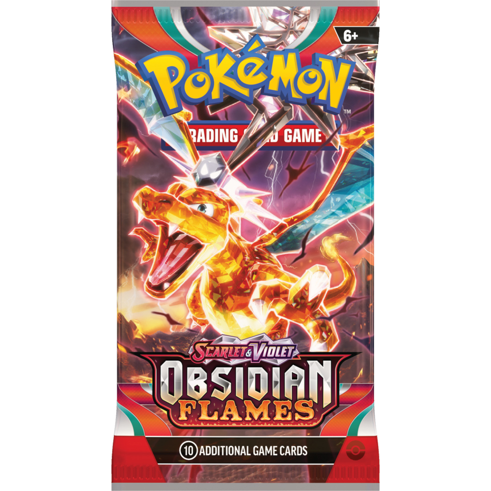pokemon obsidian flames booster pack Amazon.com: Pokemon Scarlet & Violet 3 Obsidian Flames Booster Box : Toys &  Games main image 1