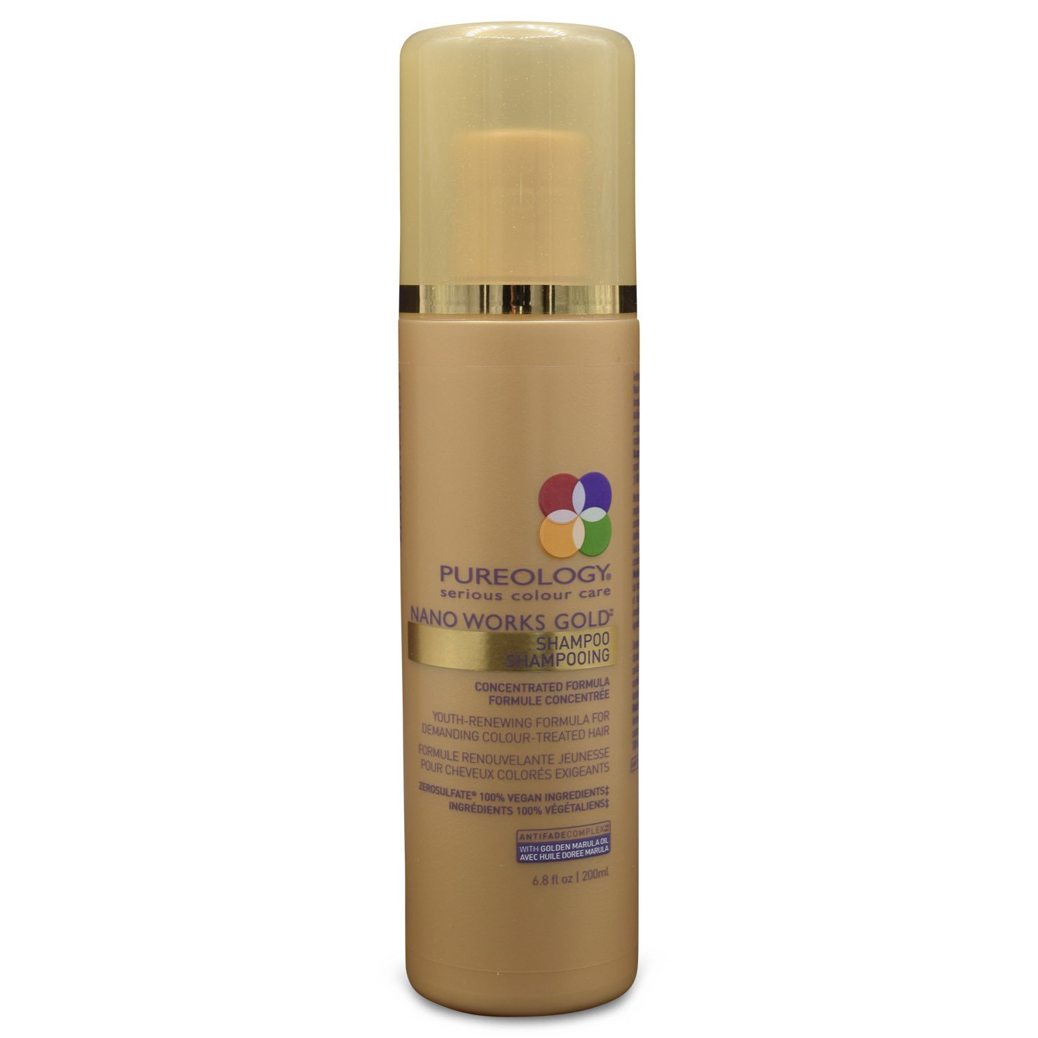 pureology nano works gold shampoo 6 8 fl oz 884486229304 ebay nano works shampoo