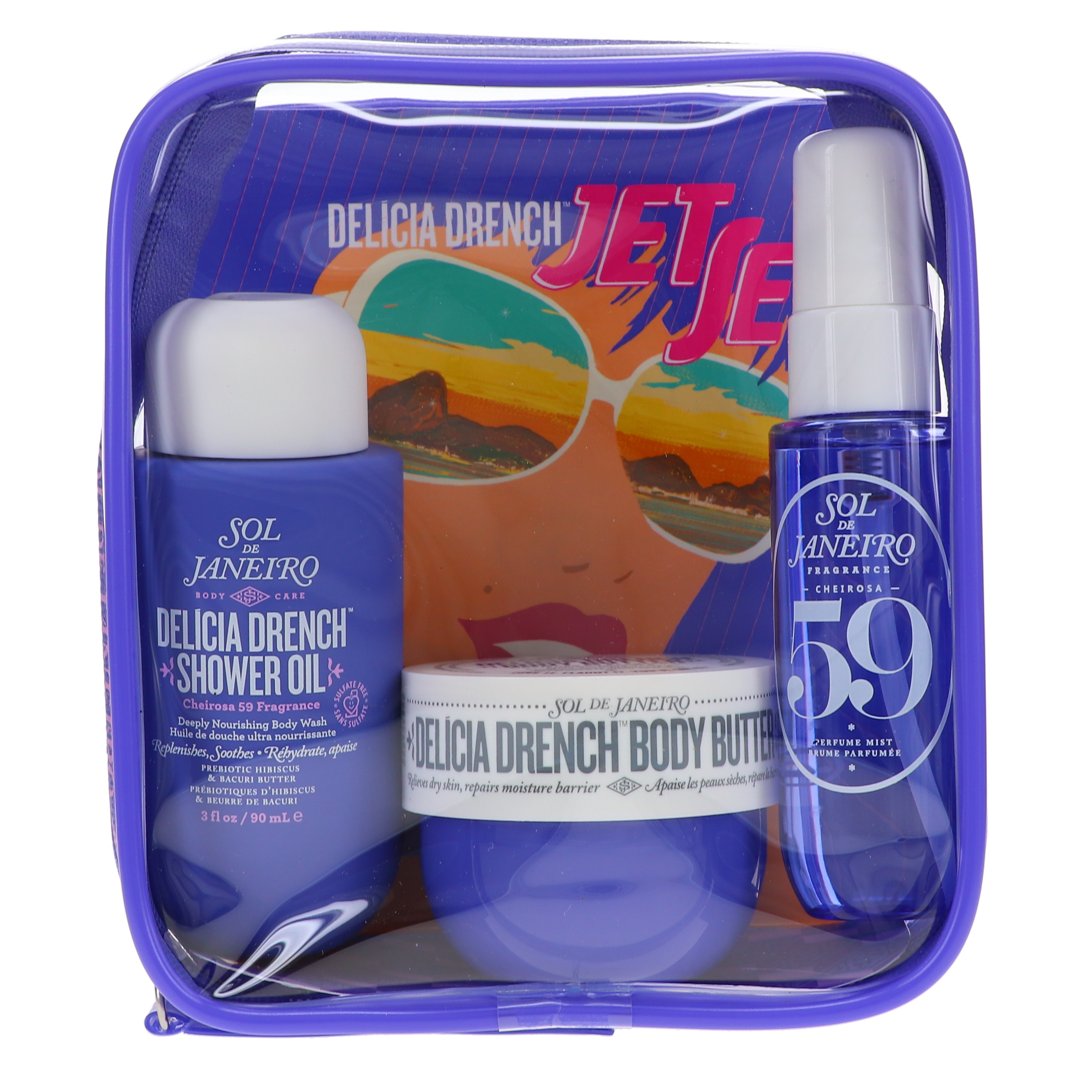Sol de Janeiro Delicia Drench Jet Set Travel Size Deep Moisturizing Body Care