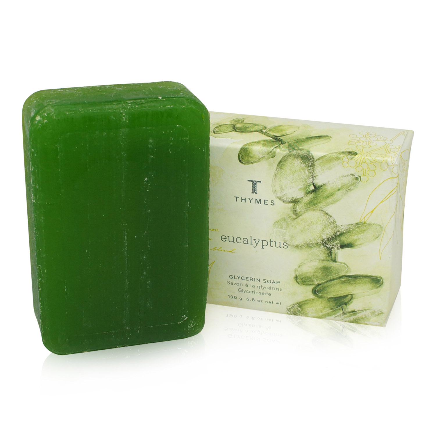 Thymes • Glycerine Bar Soap • Eucalyptus • 6.8 oz • New in Box