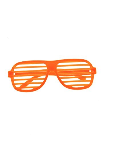 Zac's Alter Ego® Unisex Neon Fancy Dress Clubber Shutter Shades - Picture 6 of 16