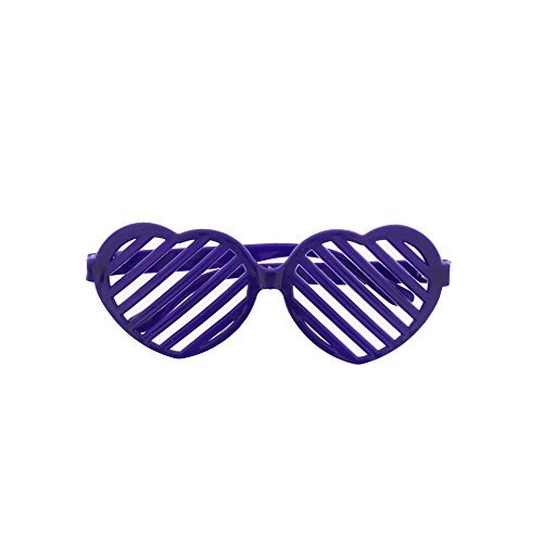 Zac's Alter Ego® Unisex Neon Fancy Dress Clubber Shutter Shades - Picture 11 of 16