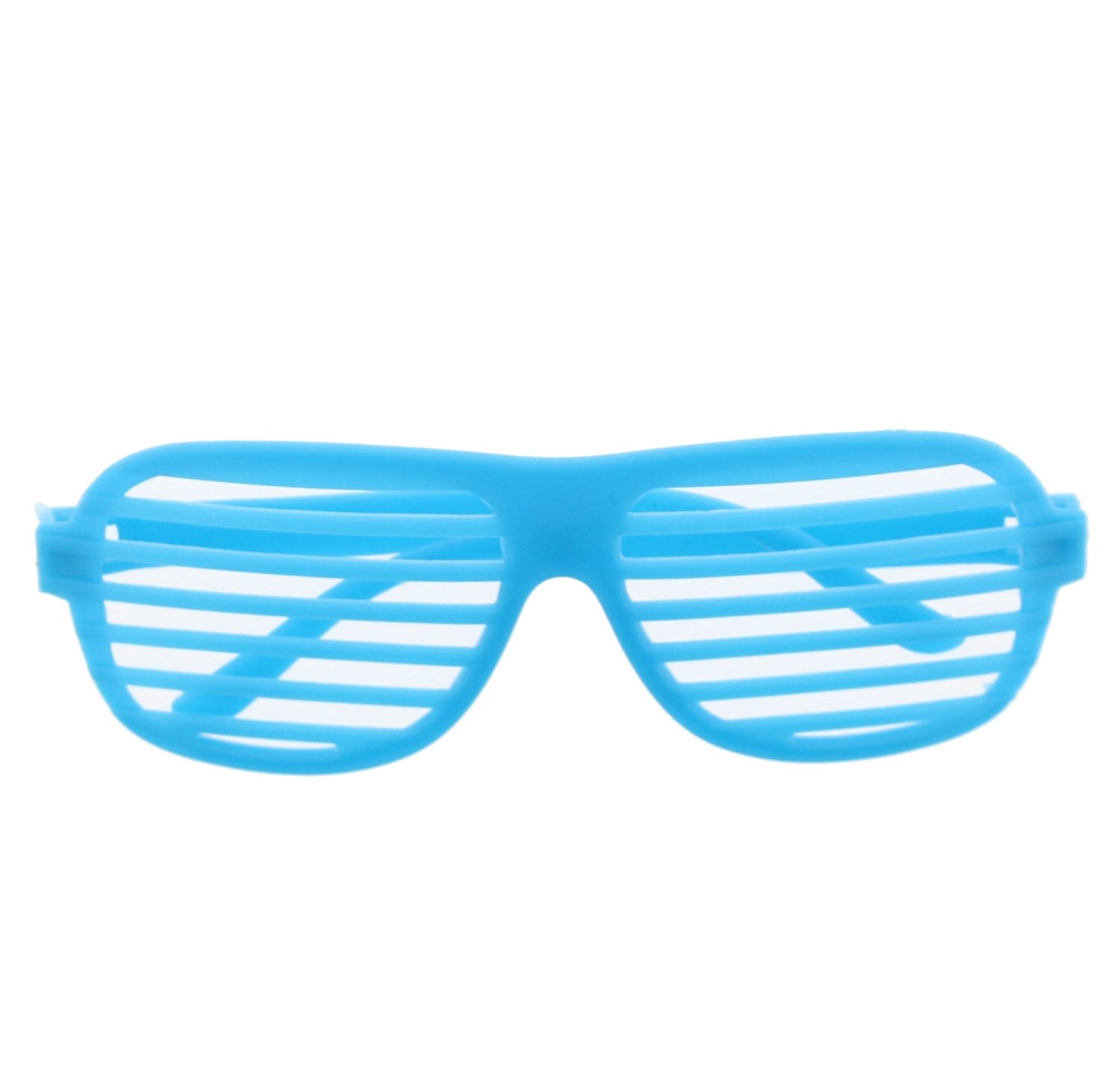 Zac's Alter Ego® Unisex Neon Fancy Dress Clubber Shutter Shades - Picture 14 of 16