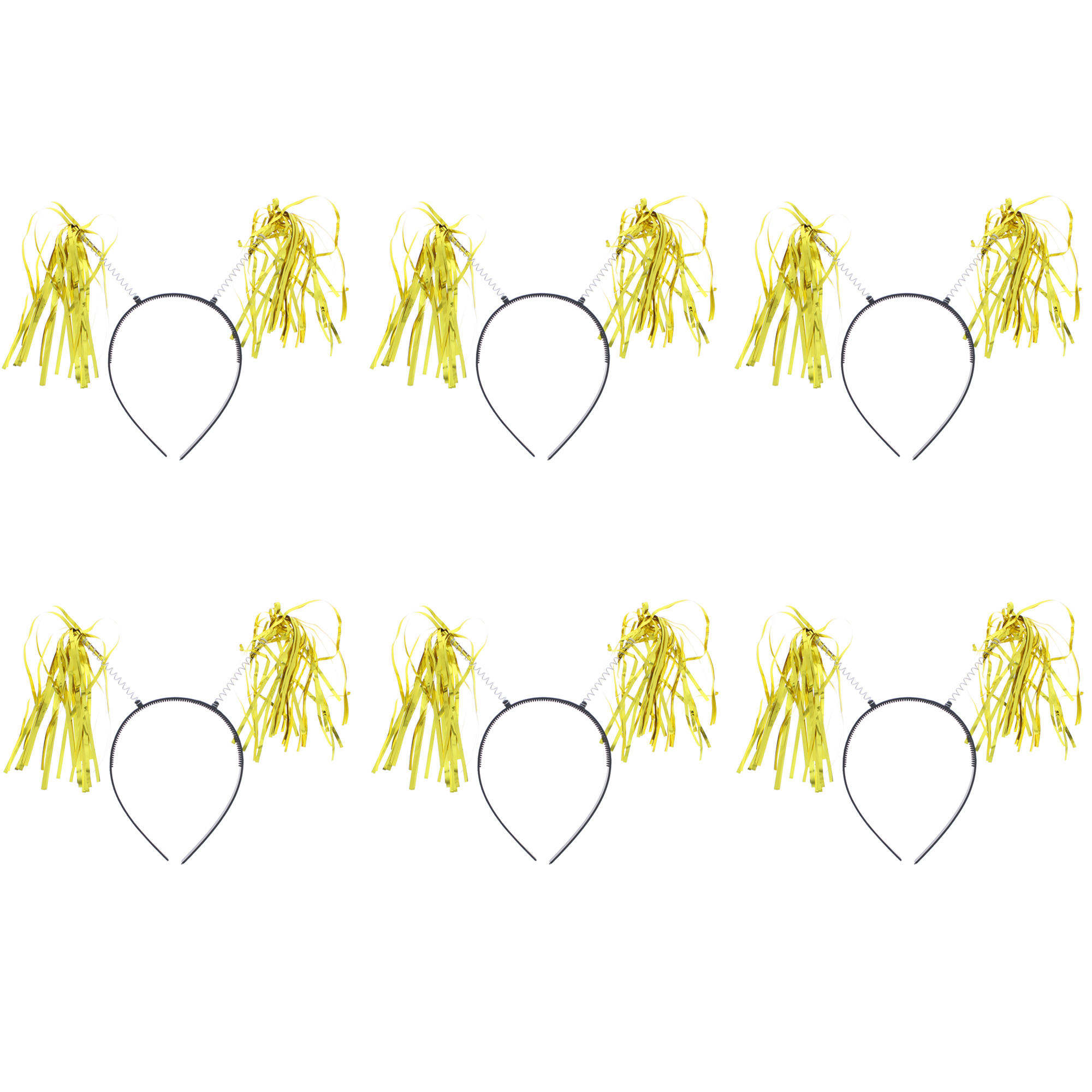Zac's Alter Ego® Pack of 6 Hanging Tinsel Head Boppers - Perfect for Christmas - Picture 3 of 5