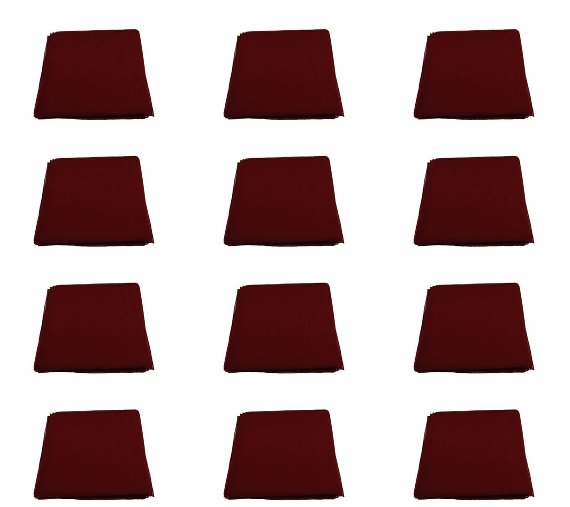 Zac's Alter Ego® Set of 12 Plain Bandanas, Neckerchieves, Headties - 100% Cotton - Picture 6 of 25