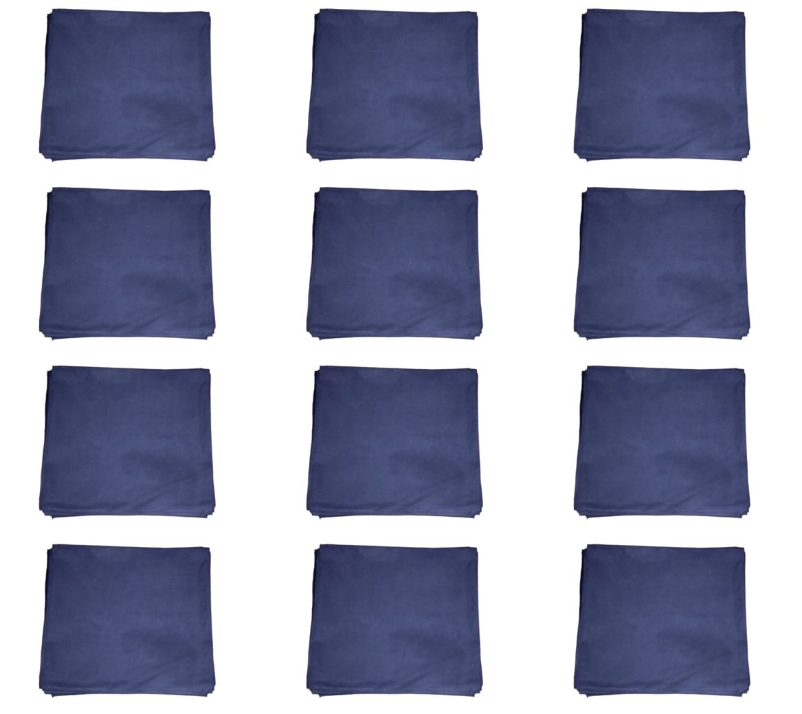 Zac's Alter Ego® Set of 12 Plain Bandanas, Neckerchieves, Headties - 100% Cotton - Picture 13 of 25