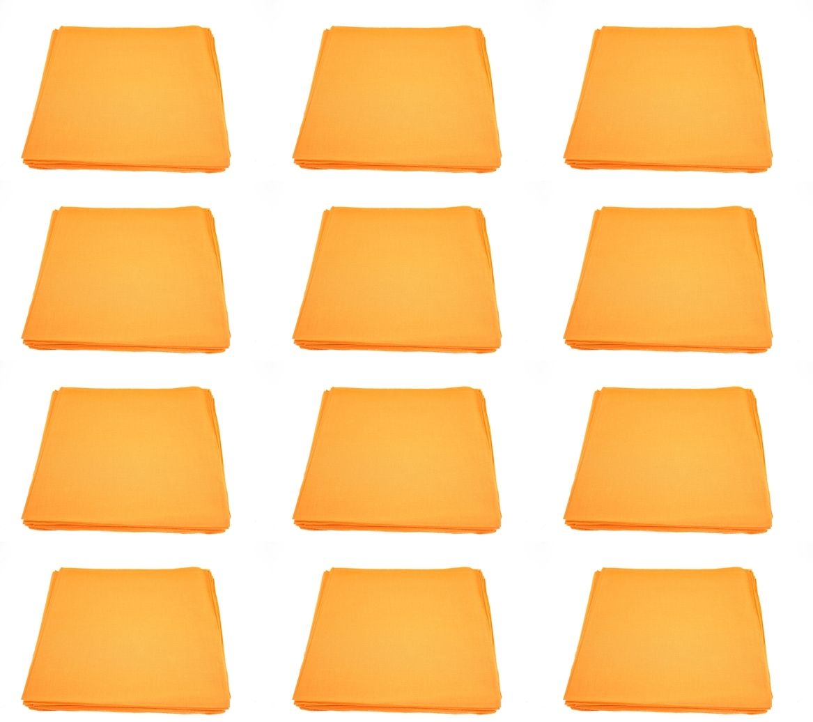 Zac's Alter Ego® Set of 12 Plain Bandanas, Neckerchieves, Headties - 100% Cotton - Picture 18 of 25