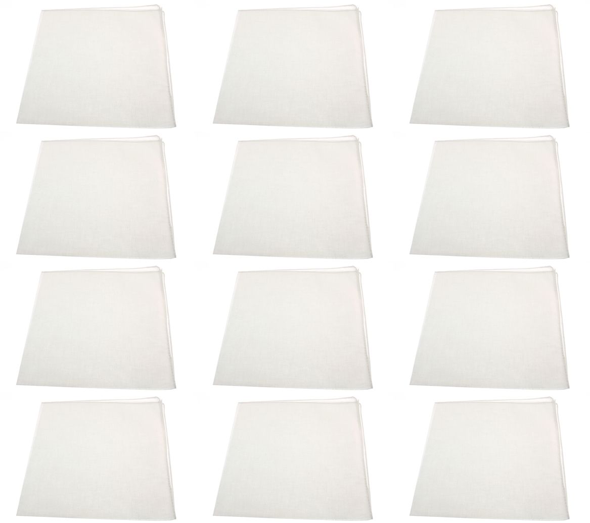 Zac's Alter Ego® Set of 12 Plain Bandanas, Neckerchieves, Headties - 100% Cotton - Picture 24 of 25