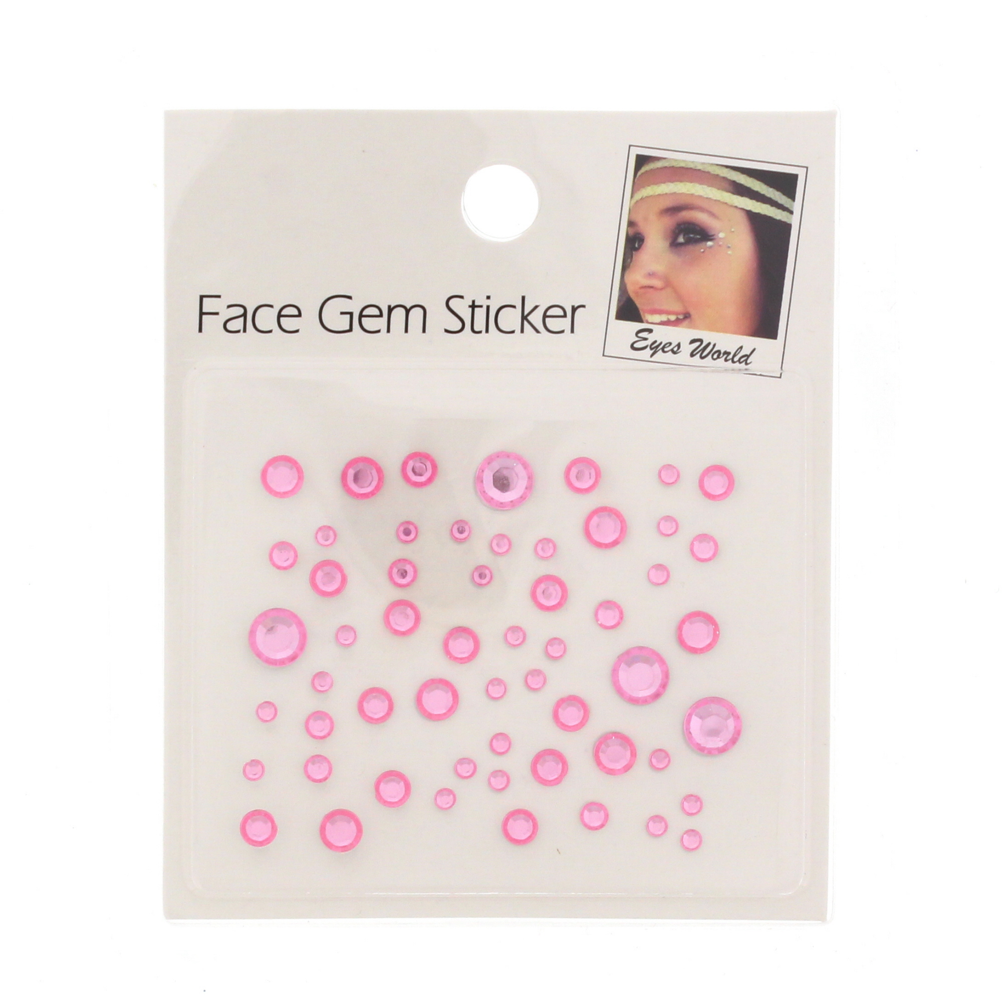 Zac's Alter Ego Crystal Faceted Round Stone Face Jewels - Festival Body Art - Picture 20 of 27